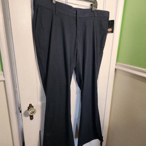 Dickies Slim Boot Cut Twill Pants Size 22 - Picture 1 of 7